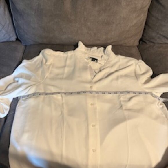 Ann Taylor cream blouse - Picture 6 of 8